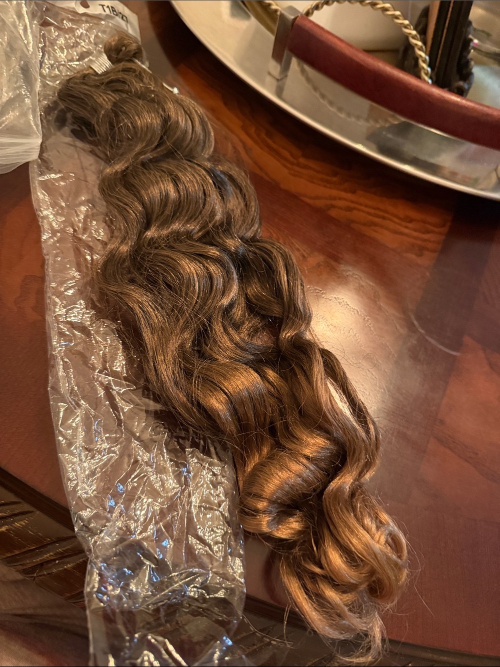 Roktress T27 18 Inch Brown Wavy Women’s Hair Extension